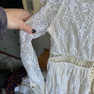 White Zimmerman dress